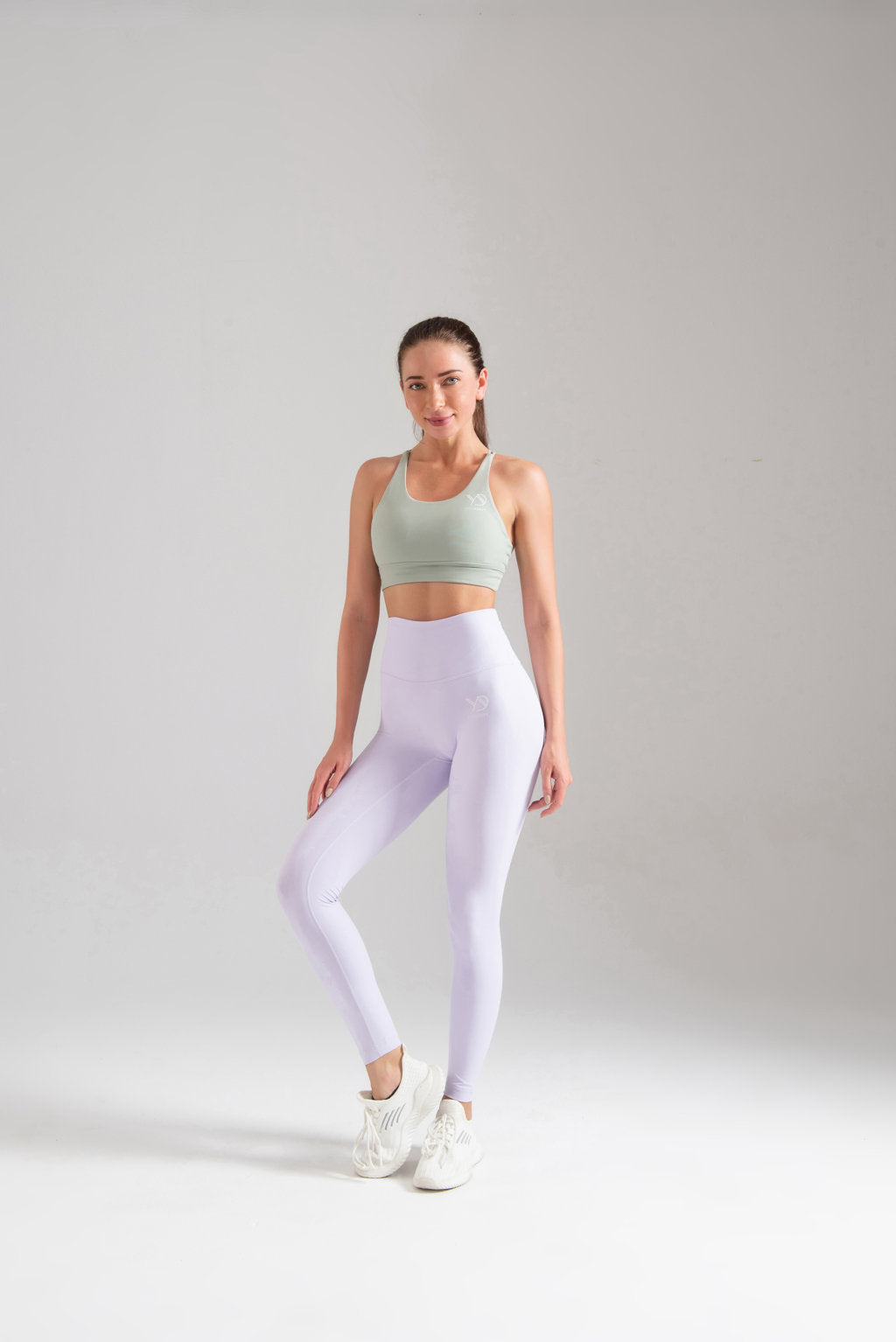Solid Influence High Waist Yoga Leggings -  - Leggings
