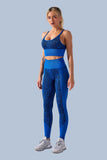 Yogadept High Waist Snake-Pattern Workout set