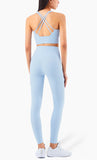 Yoga Crop Top Sexy U Neck -  - Bras