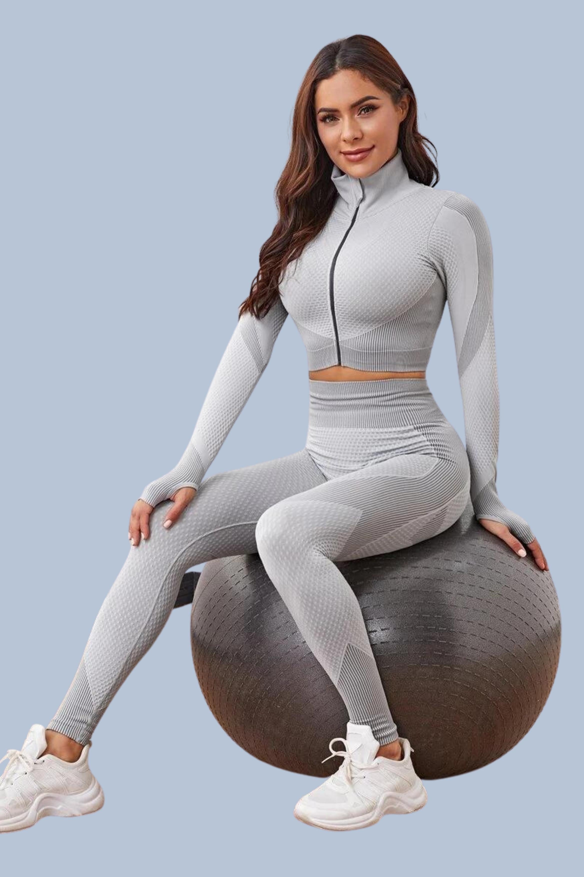 Workout Outfit 3 Piece Seamless Stretch suits