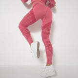 Yogadept hollow out Mesh Breathable Yoga Leggings -  - Leggings