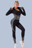 Workout Outfit 3 Piece Seamless Stretch suits