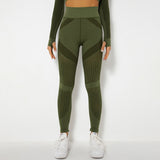 Yogadept hollow out Mesh Breathable Yoga Leggings -  - Leggings