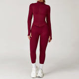 Wholesale Seamless Yoga  Jacket With Pants  Set