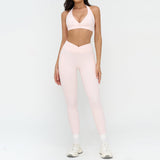 Wholesale High Neck Yoga Set