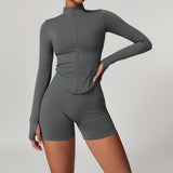 Wholesale Seamless Yoga Vest With Jacket Set
