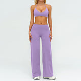 Wholesale Brushed  bra &pants Yoga Set