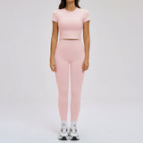 Wholesale Women's Ribbed Athleisure Activewear Set