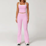 Wholesale Women's Sport Luxe Activewear Set - Wide Leg
