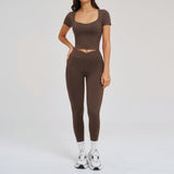 Wholesale Women's Seamless Running Activewear Set