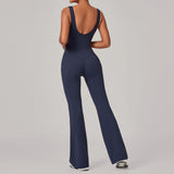 Wholesale Flare Yoga Jumpsuit Set