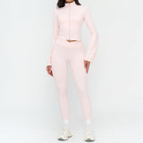 Wholesale Zip neck Yoga Set