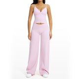 Wholesale Women's Seamless Ribbed Activewear Set