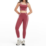 Wholesale Open Back Yoga Vest With Pants Set