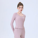 Wholesale Ribbed Yoga Top