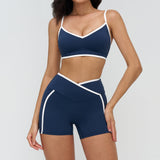 Wholesale Bare Feel  Bra With Short Yoga Set