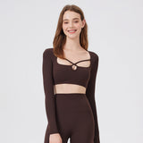 Wholesale Square Neck Yoga Top