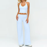 Wholesale Brushed  Vest &Pants Yoga Set