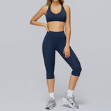 Wholesale Yoga Sports Bra with Medium trousers Set