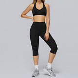 Wholesale Yoga Sports Bra with Medium trousers Set