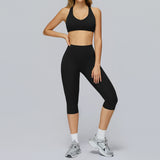 Wholesale Yoga Sports Bra with Medium trousers Set
