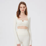 Wholesale Square Neck Yoga Top