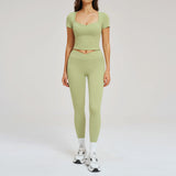 Wholesale Women S Seamless Running Activewear Set