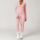 Wholesale Seamless Yoga  Jacket With Pants  Set