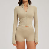 Wholesale Women S Ribbed Running Activewear Set