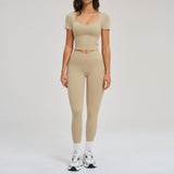 Wholesale Women's Seamless Running Activewear Set