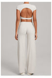 Wholesale Open Back Yoga Set