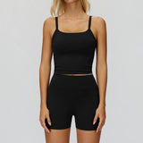 Wholesale Vest With short Yoga Set