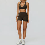 Wholesale Bra With Short Yoga Set