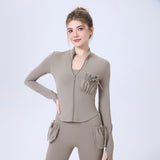 Wholesale Zip Fitness Jacket