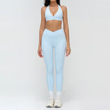 Wholesale High Neck Yoga Set