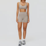Wholesale Quick Dry Yoga Bra With Short Set