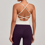 Wholesale Cross Back Yoga Tank Top