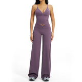 Wholesale Women's Seamless Ribbed Activewear Set