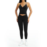 Wholesale Women's Ribbed Compression Activewear Set