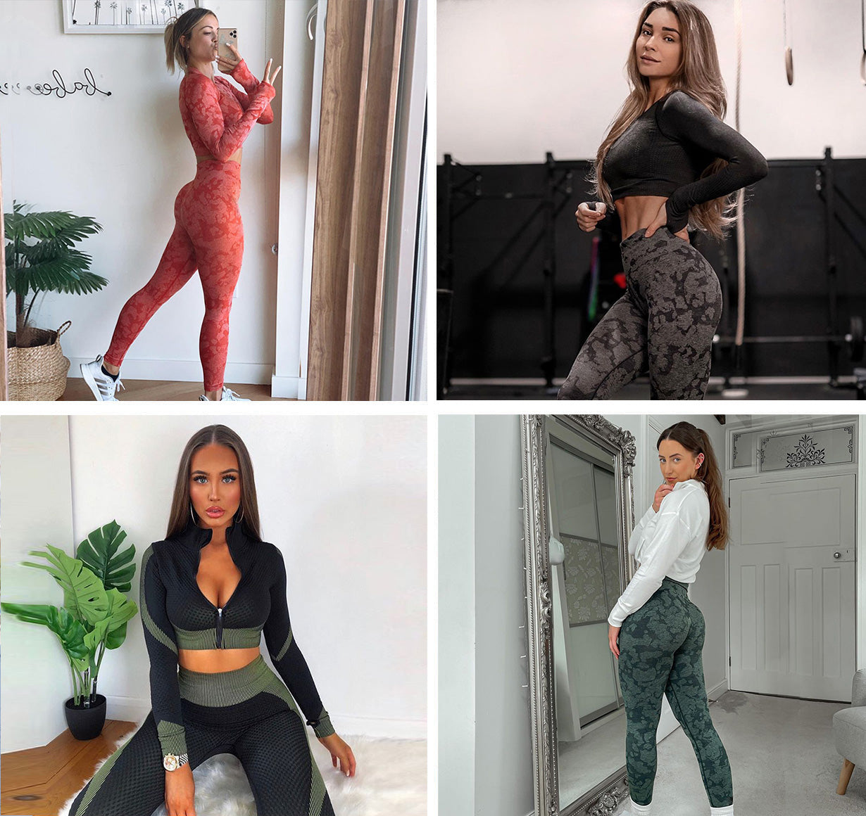 Set Da Allenamento Donna Seamless Acid Wash - Outfit Yoga Completo, Materiale Pelle/nylon, Regolabile, Per Principianti E Avanzate