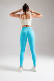 Solid Influence High Waist Yoga Leggings -  - Leggings