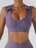 Wholesale Women's Front Zipper Cross Push-Up Bra
