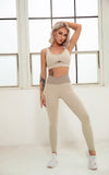 Tracksuit 2 Pieces Workout Sets with Bra&Leggings -  - Sets
