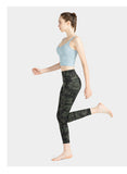 High Waisted Pattern Leggings -  - Leggings