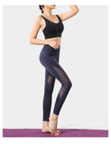 Women's Mesh Hollow Sports Tights & Leggings -  - Leggings