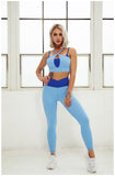 Women's Yoga Outfit Seamless Workout Set -  - Sets