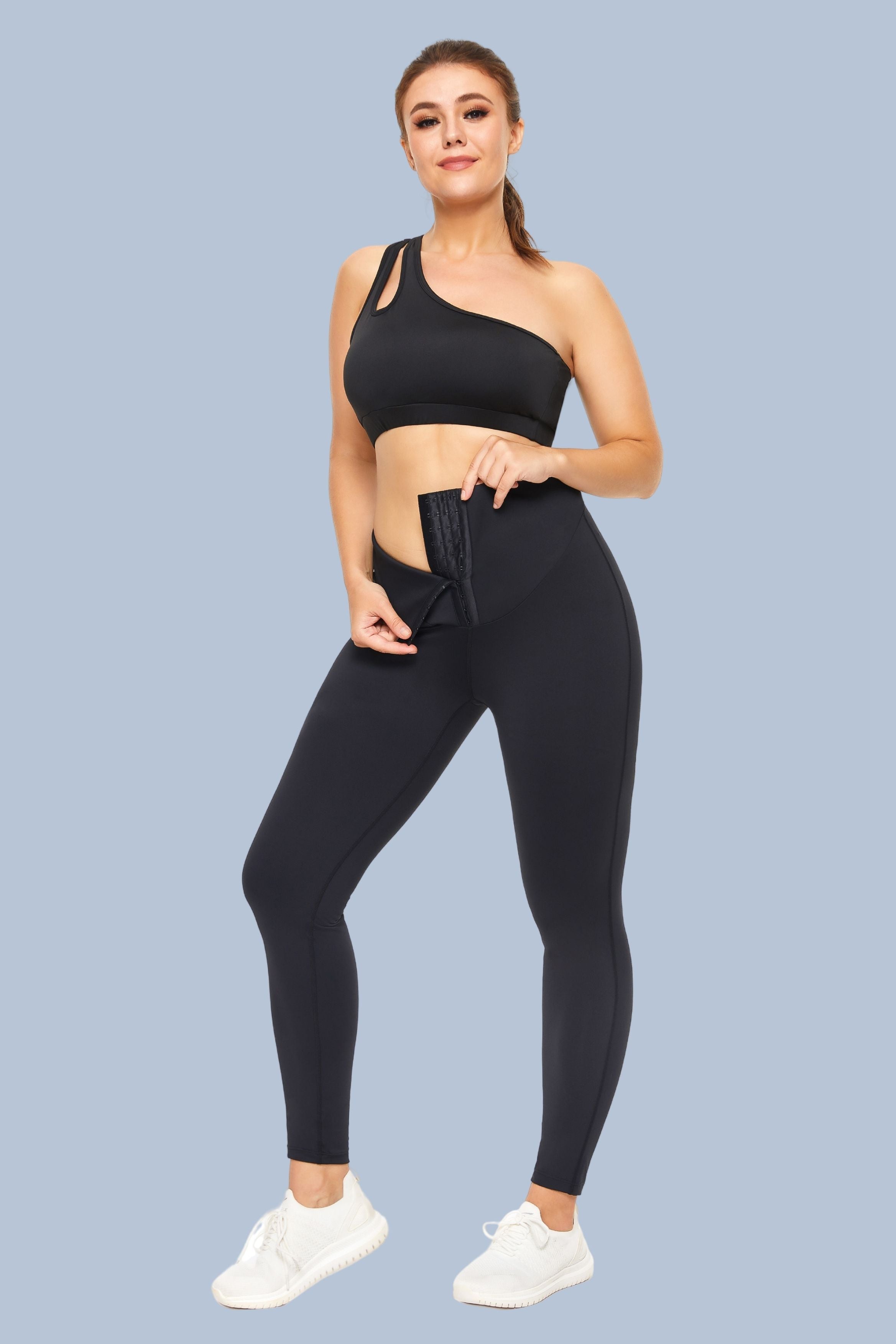 Plus Size Super Elastic High Waisted Leggings - 0 XL / Black