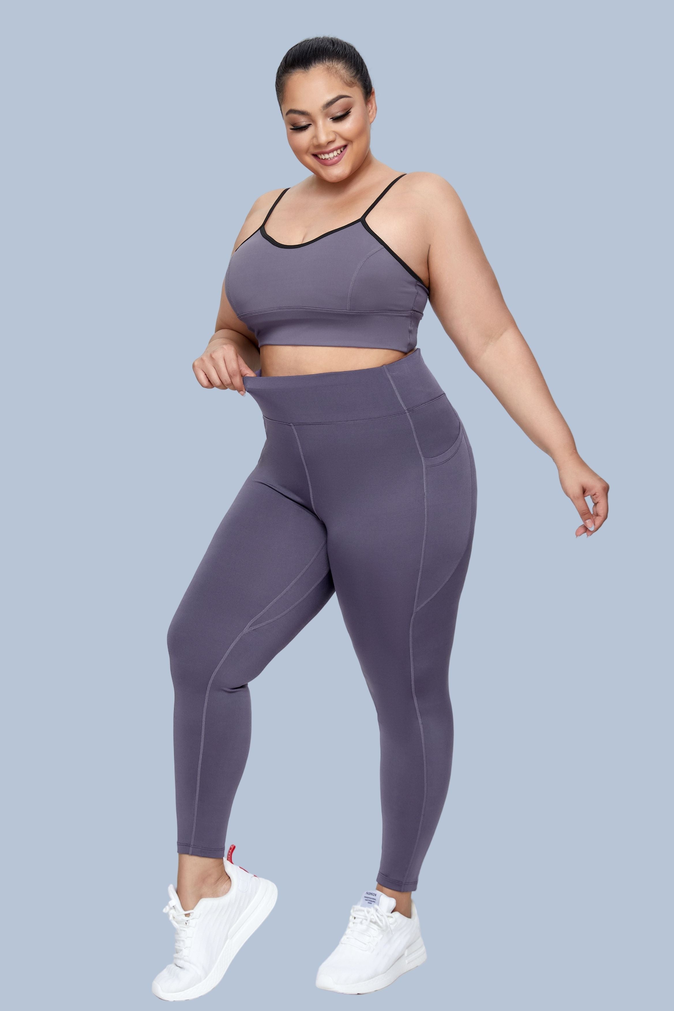 Women's Plus Size Pockets High Waisted Leggings – YOGADEPT