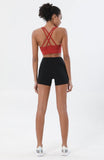 Fully Committed High Waist Yoga Shorts -  - Shorts