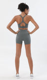 Fully Committed High Waist Yoga Shorts -  - Shorts